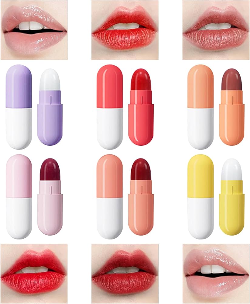 Mini Capsule Lipstick Set pack of 6