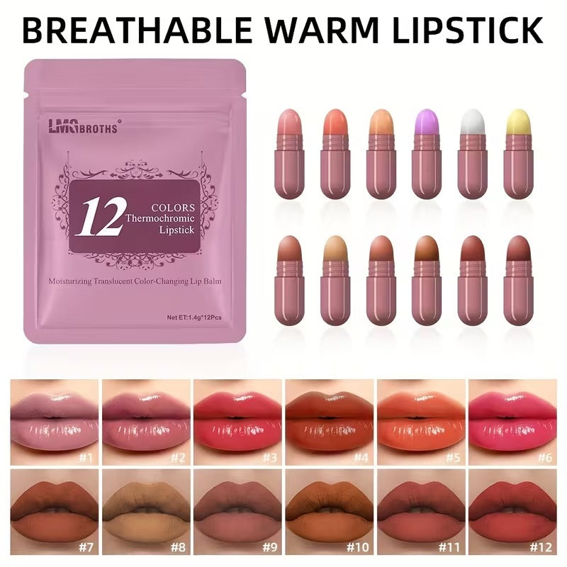 Mini Capsule Lipstick Set pack of 6