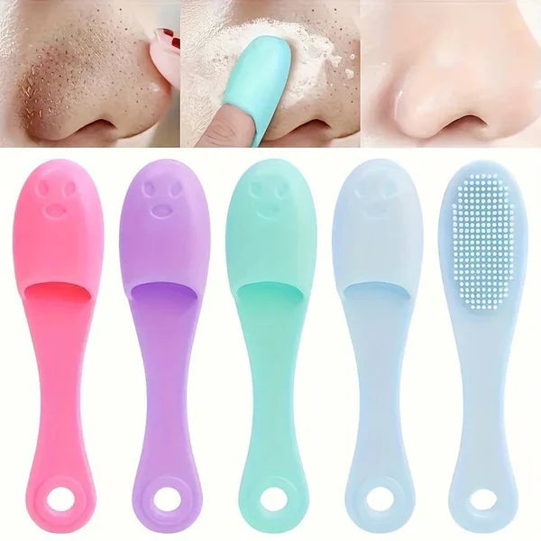 2 in 1 Silicone Nose Finger Brush  buy 1 get 1 free😍