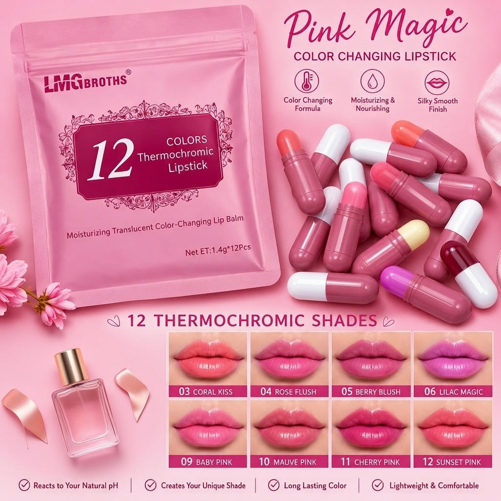 Mini Capsule Lipstick Set pack of 6