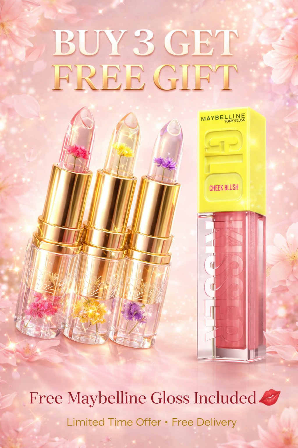 ✨ BUY 3 GET❤ Maybelline Glokisser blush FREE GIFT🎁