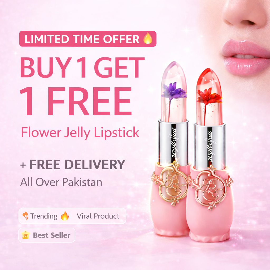 Flower Jelly  Lipstick BUY 2 GET 1 AIRPODS LIP GLOSS FREE GIFT🎁