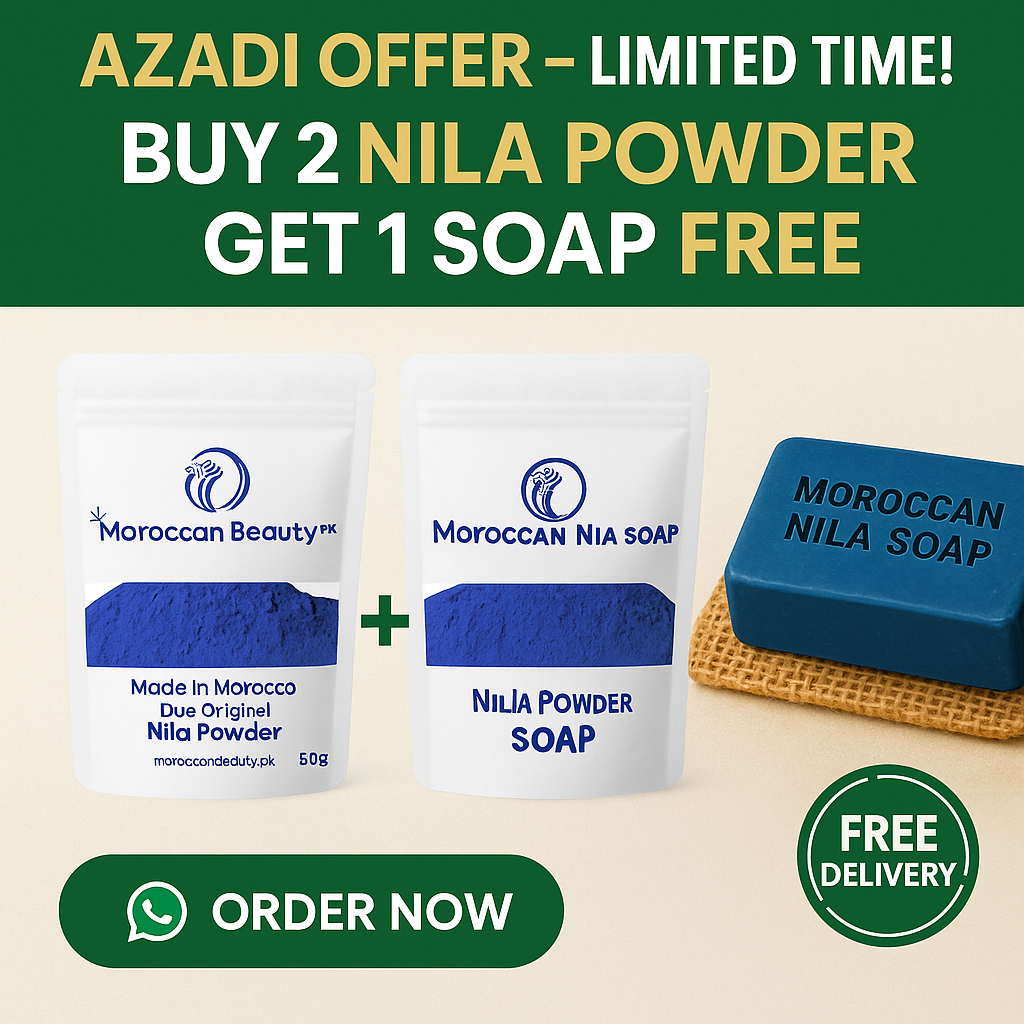 BUY 2 Moroccan  Nila  Powder GET 1 SOAP FREE