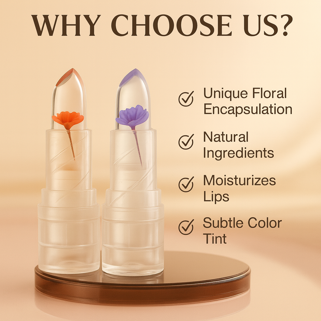 Flower Jelly Lipstick (Buy 1 Get 1 Free)