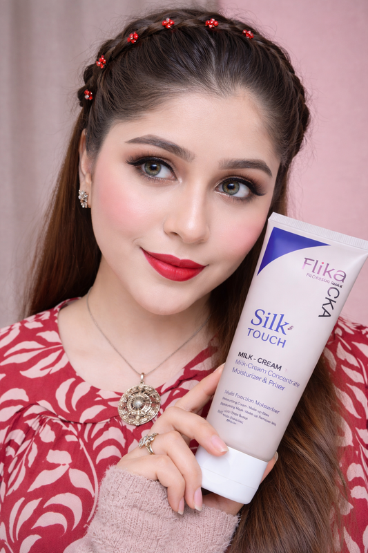 Flicka Silk Touch - 3 in 1 Moisturizer, Primer & Sunscreen for Face