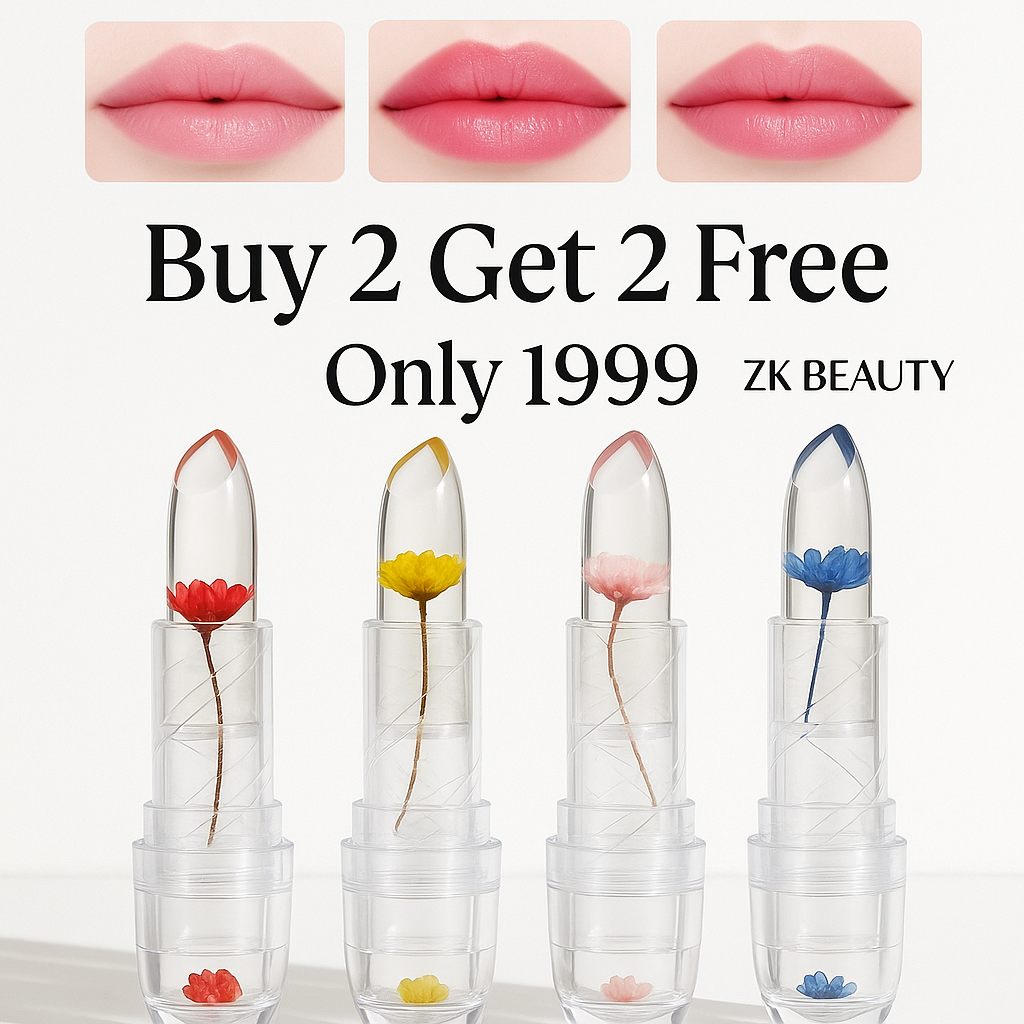 Flower Jelly Lipstick (Buy 1 Get 1 Free)