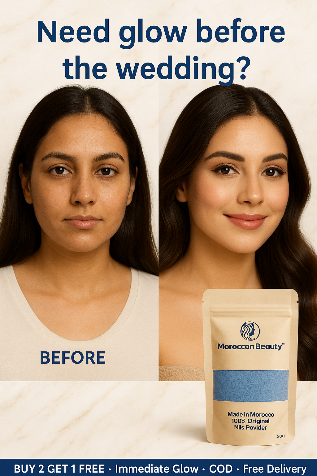 BUY 2 Moroccan  Nila  Powder GET 1 SOAP FREE