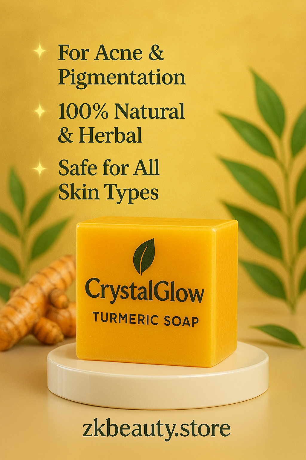 Zk Beauty TURMERIC SOAP 115gm