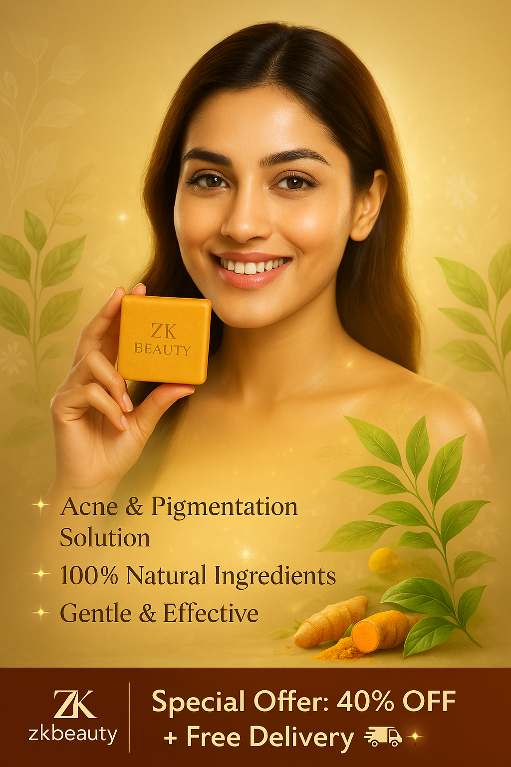 Zk Beauty TURMERIC SOAP 115gm