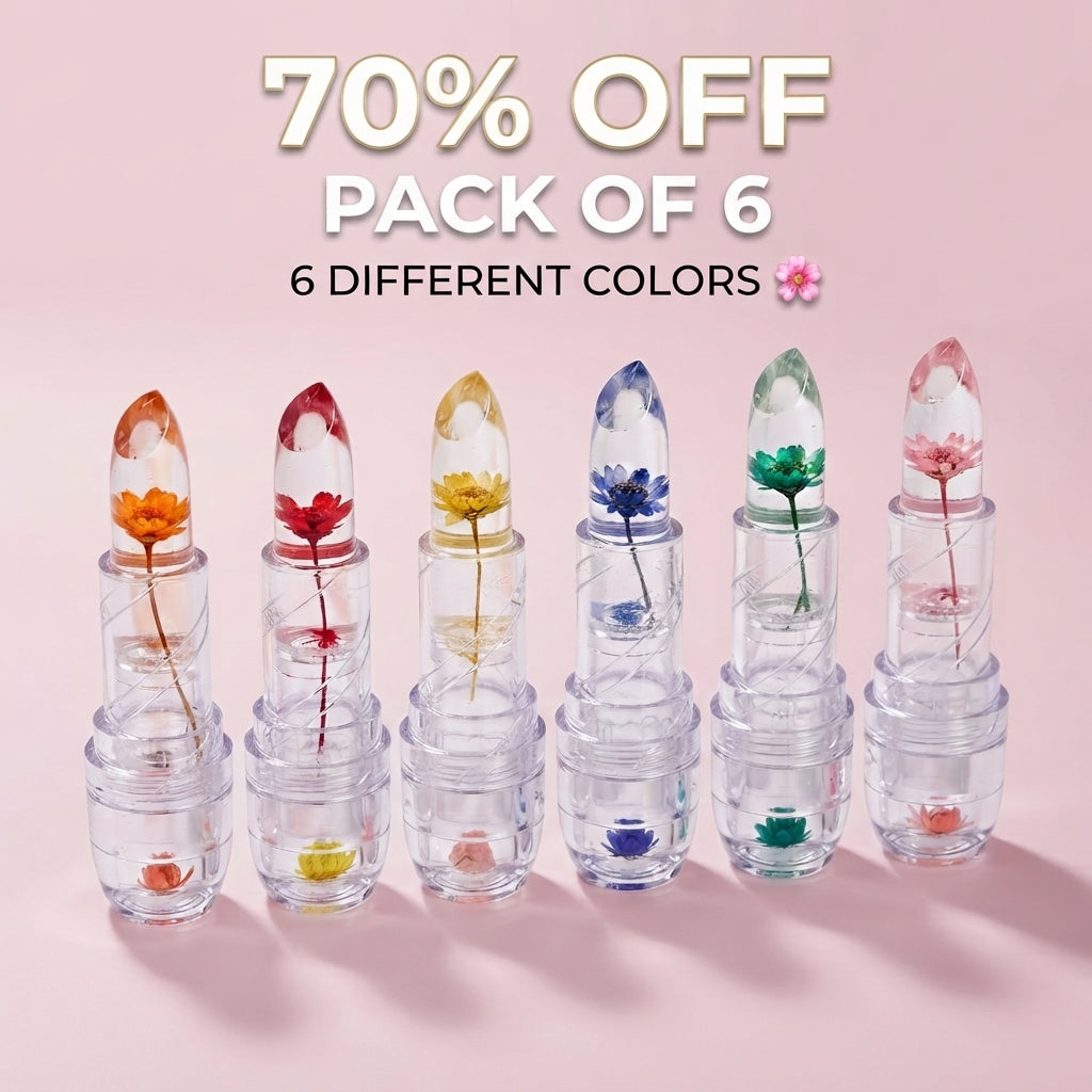 🌸Flower Jelly Lipstick — Your Lips’ New Favorite