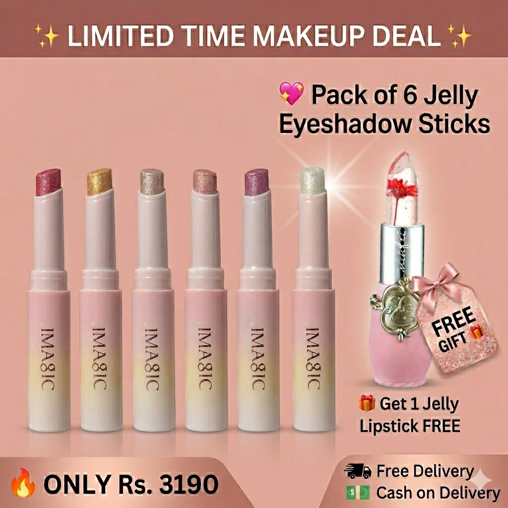 2 in 1 Eyeshadow + Highliter jelly stick 😍BUY 1 GET 1 FREE