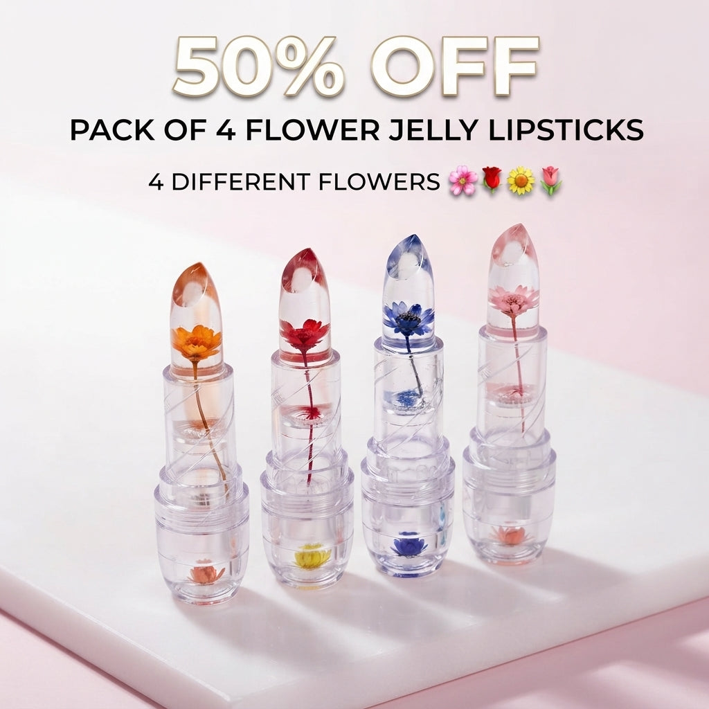 🌸Flower Jelly Lipstick — Your Lips’ New Favorite