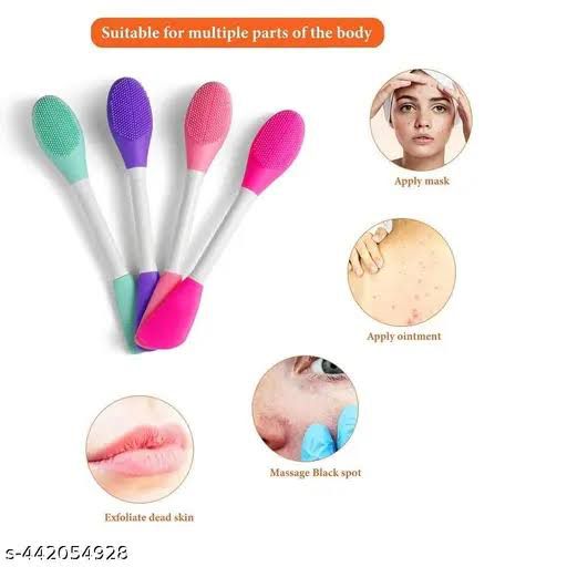 2 in 1 Silicone Nose Finger Brush  buy 1 get 1 free😍