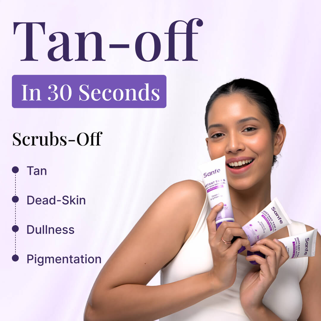Sanfe Instant Tan & Dead Skin Removal Exfoliating Gel