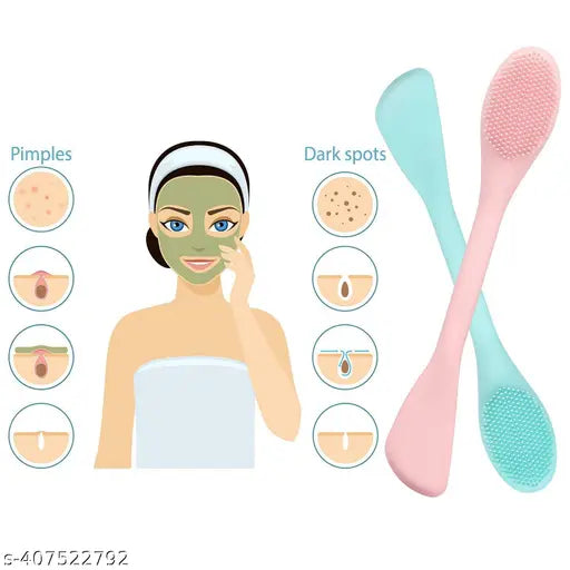 2 in 1 Silicone Nose Finger Brush  buy 1 get 1 free😍