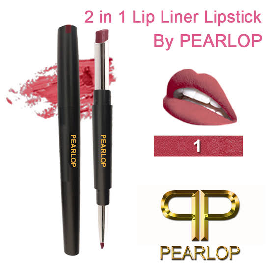 💋 2 In 1 Lipstick + Lip Liner