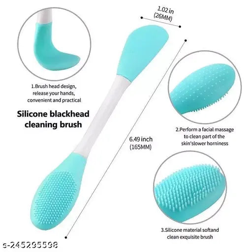2 in 1 Silicone Nose Finger Brush  buy 1 get 1 free😍