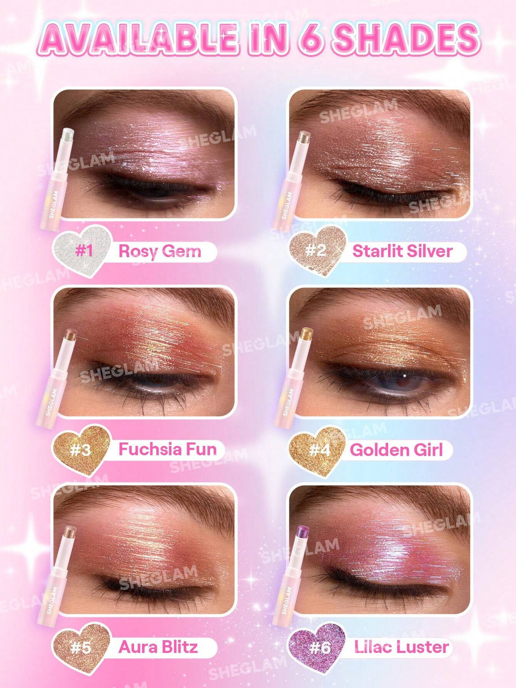 2 in 1 Eyeshadow + Highliter jelly stick